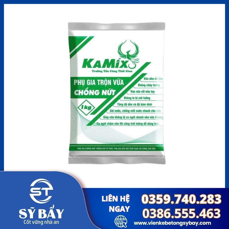 Phụ gia trộn vữa Kamix